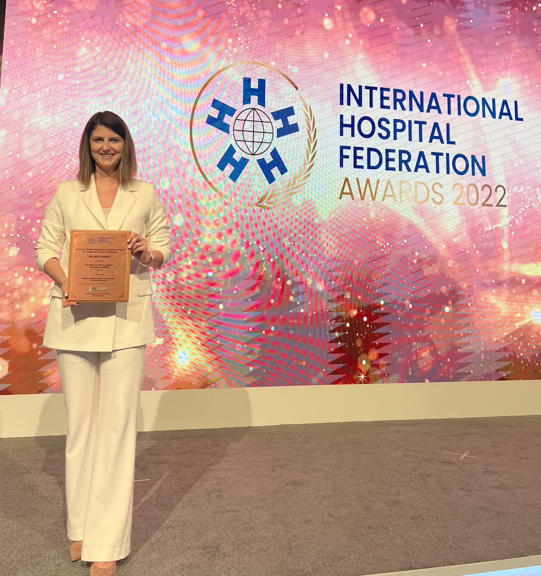 Fundacja Nie Widać o Mnie z  nagrodą International Hospital Federation!