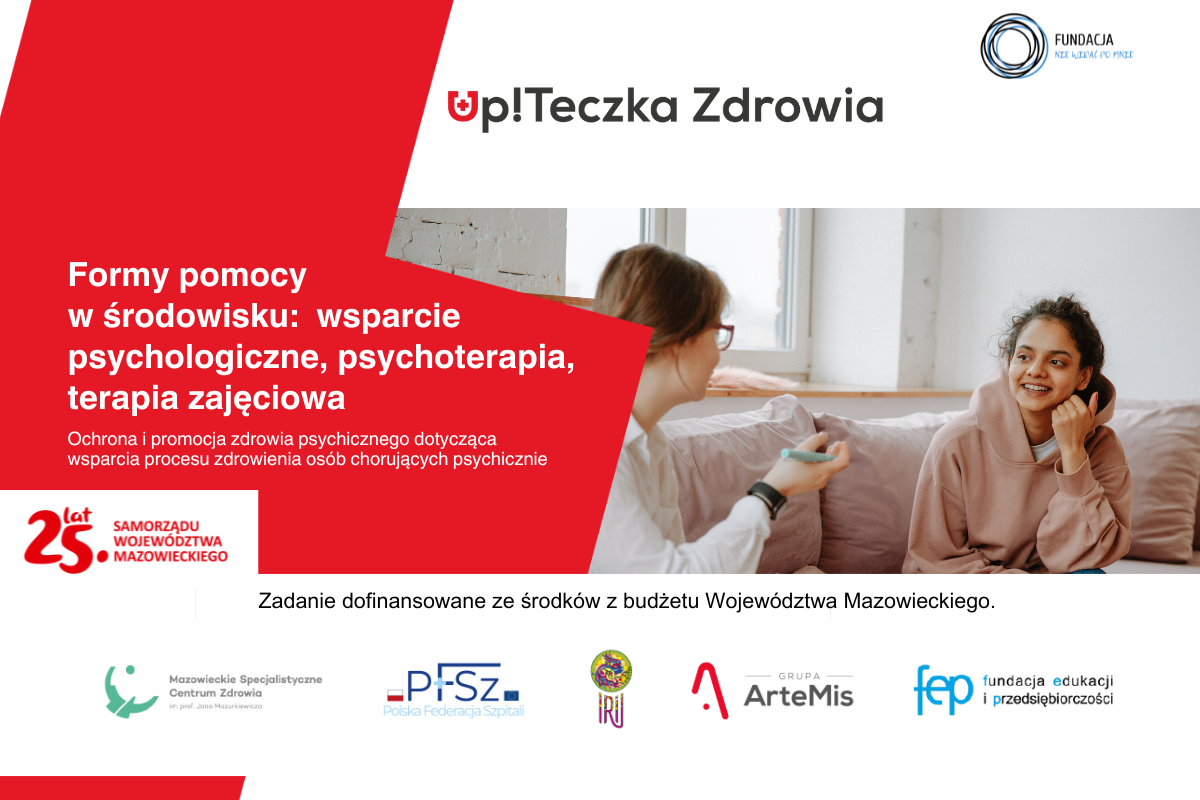 Wysłuchaj podcastu: Formy pomocy w środowisku: wsparcie psychologiczne, psychoterapia, terapia zajęciowa