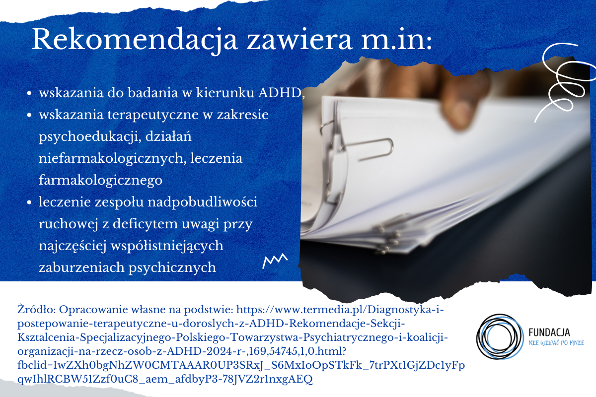 Wytyczne dot. deiagnostyki osób dorosłych z ADHD