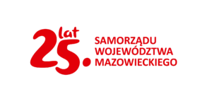 Województwo Mazowieckie logo 25 lat swm poziomy