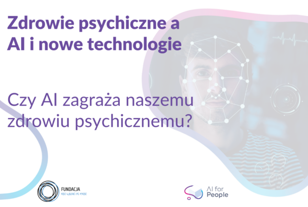 Czy AI zagraża naszemu zdrowiu psychicznemu. W tle mężczyzna z odczytem twarzy
