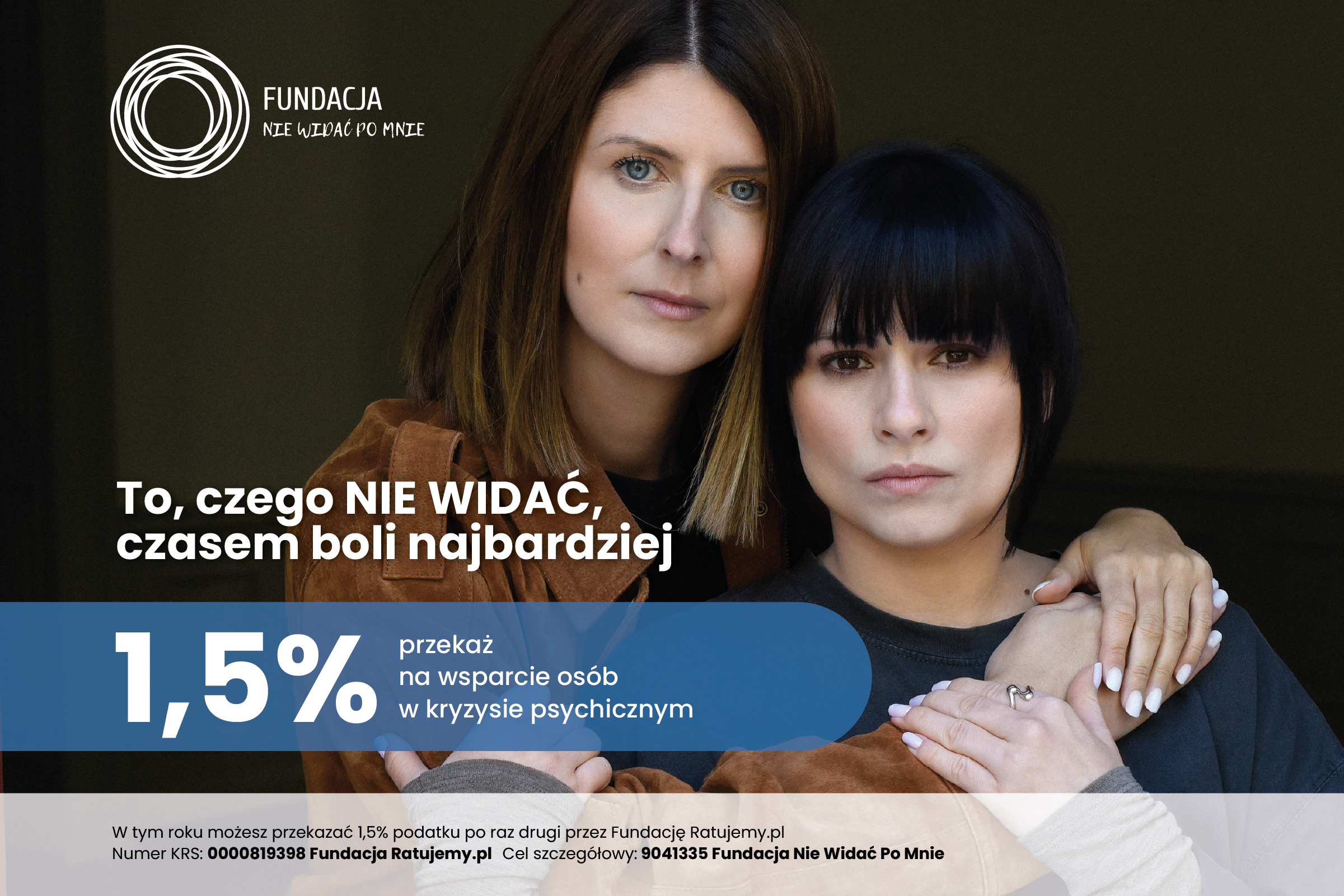 1,5% podatku na działalność Fundacji Nie Widać Po Mnie