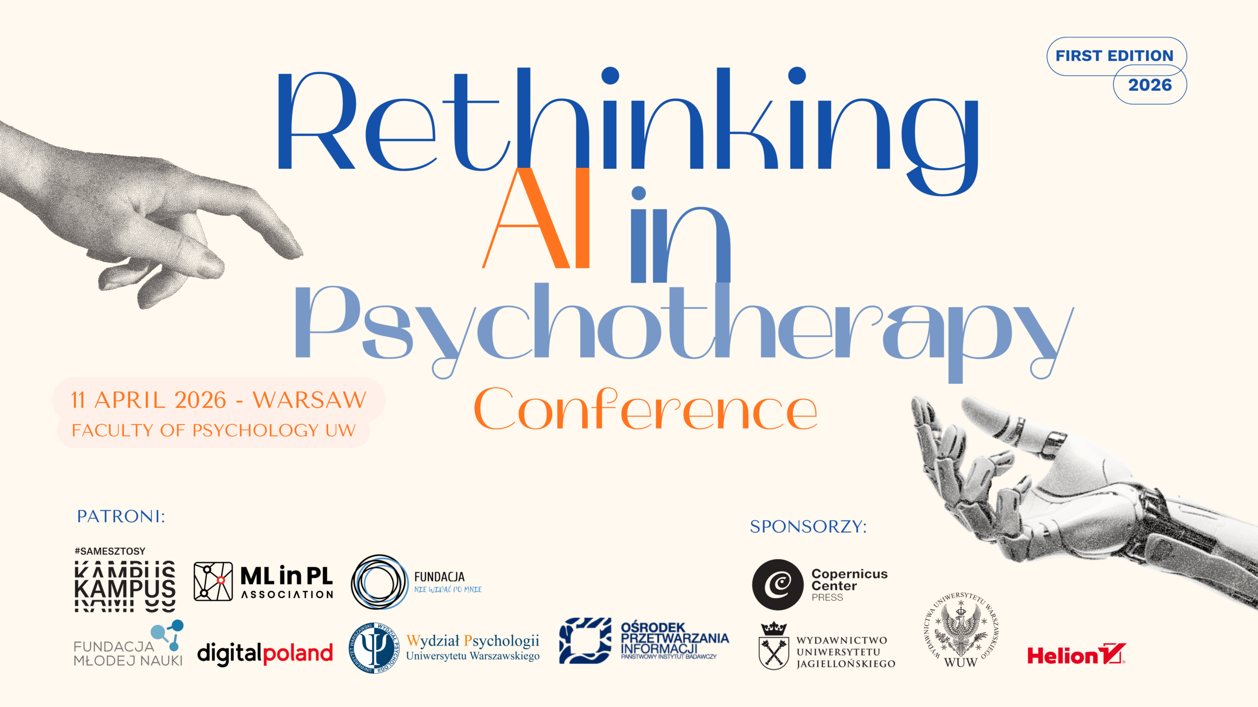 Fundacja patronem konferencji „AI in the Study of Mind and Behavior”