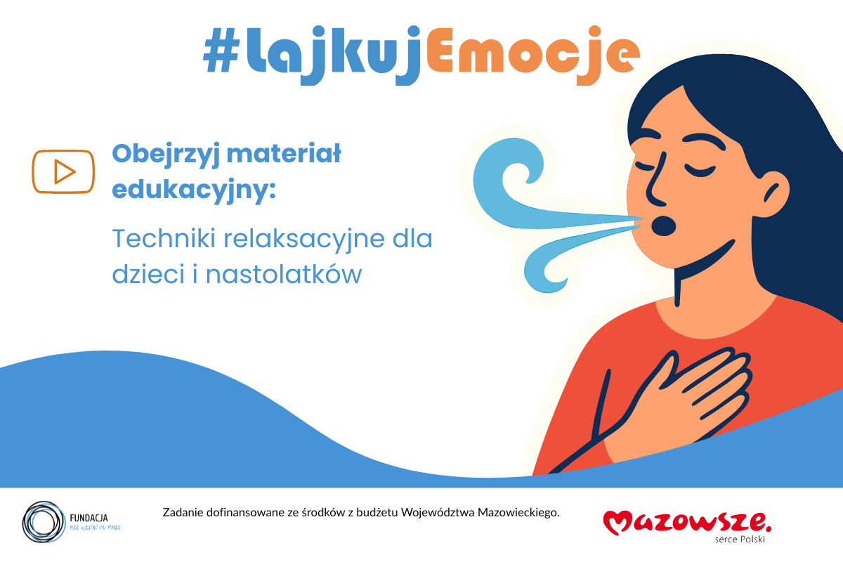 Obejrzyj filmik edukacyjny:„Techniki relaksacyjne”