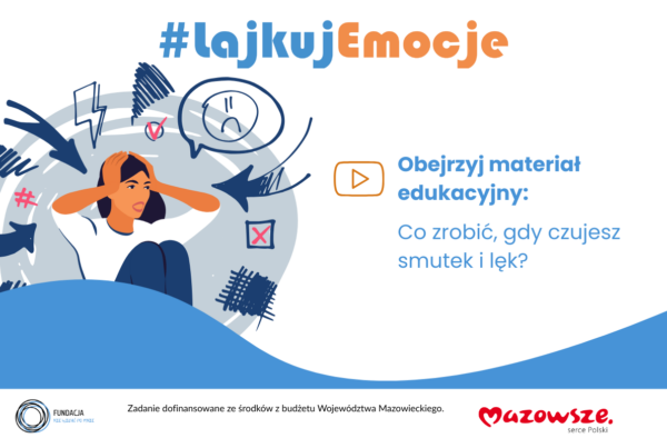 Co zrobić, gdy czujesz smutek i lęki. Grafika młodej kobiety trzymającej się za głowę z powodu ilości obowiązków i bodźców dnia codziennego