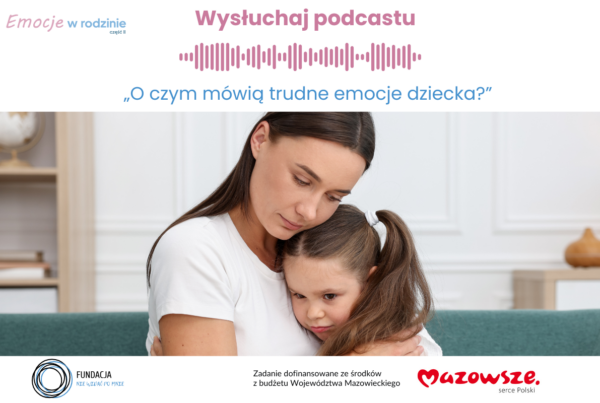 O czym mówią trudne emocje dziecka? Mama przytula smutną córkę w wieku 5 lat