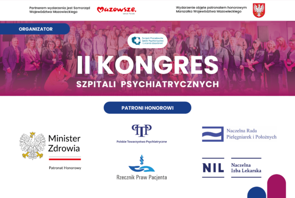 zaproszenie na II Kongres Szpitali Psychiatrycznych