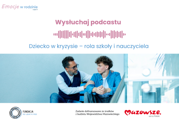 Dziecko w kryzysie nastolatek z nauczycielem siedzą na schodach szkoły i rozmawiają