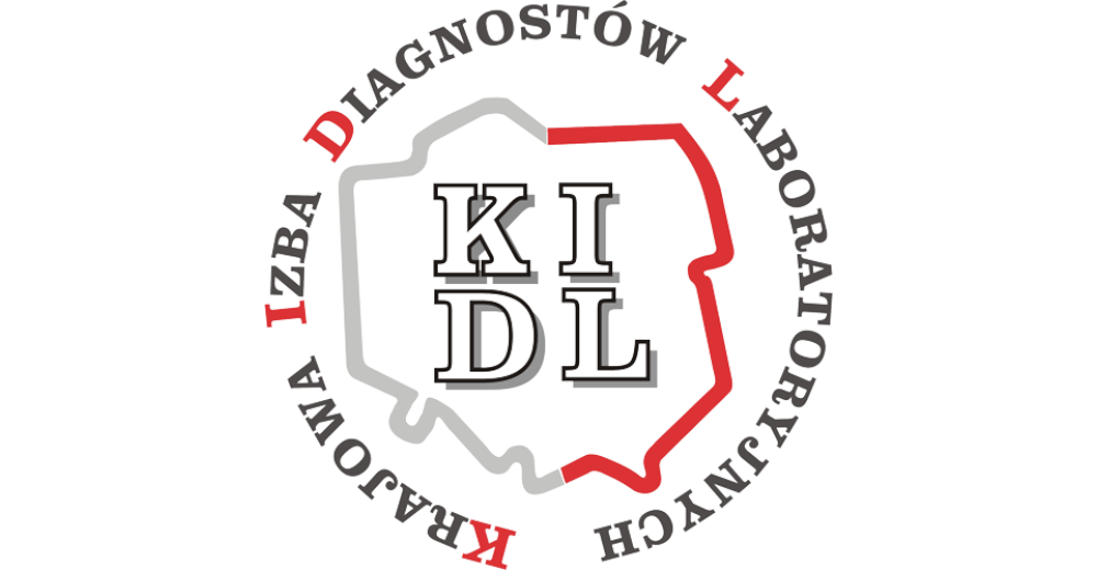 Krajowa Izba Diagnostów Laboratoryjnych KIDL logo transparent